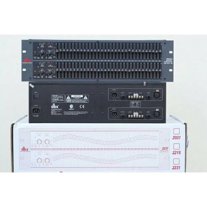 EQUALIZER/EQUALISER DBX 2231/DBX2231 GRADE A - Warna