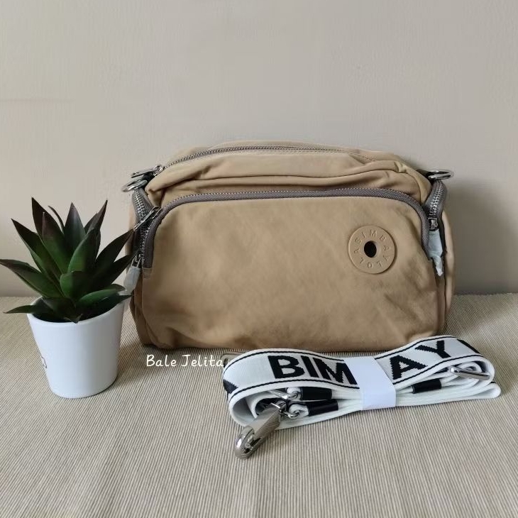 BYL Pocket Tan / Tas Slempang Wanita / Tas Nylon