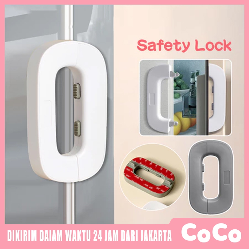 Baby Safety Lock Pengunci Kulkas Yang Kuat Kunci Kulkas Pintu Laci Lemari Pakaian Pengaman Anak
