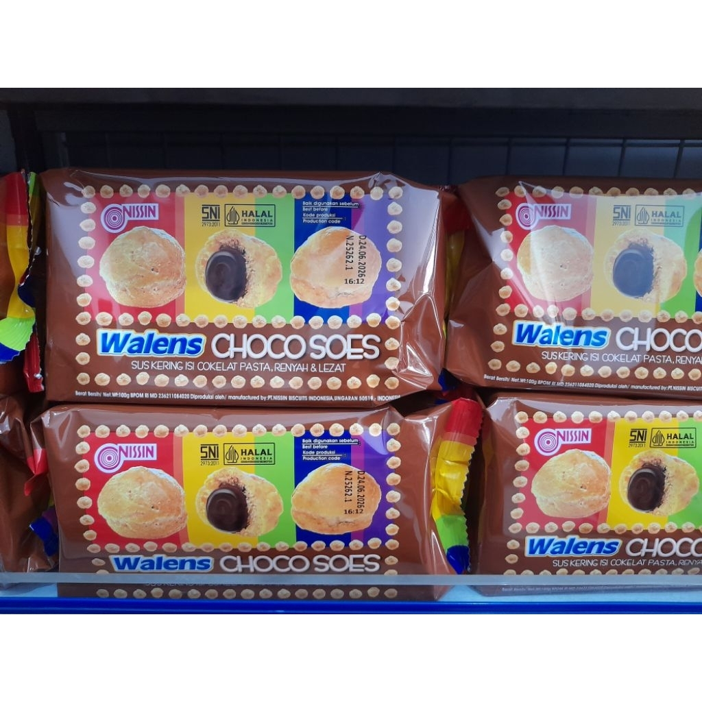 

Nissin Walens Choco Soes 100g