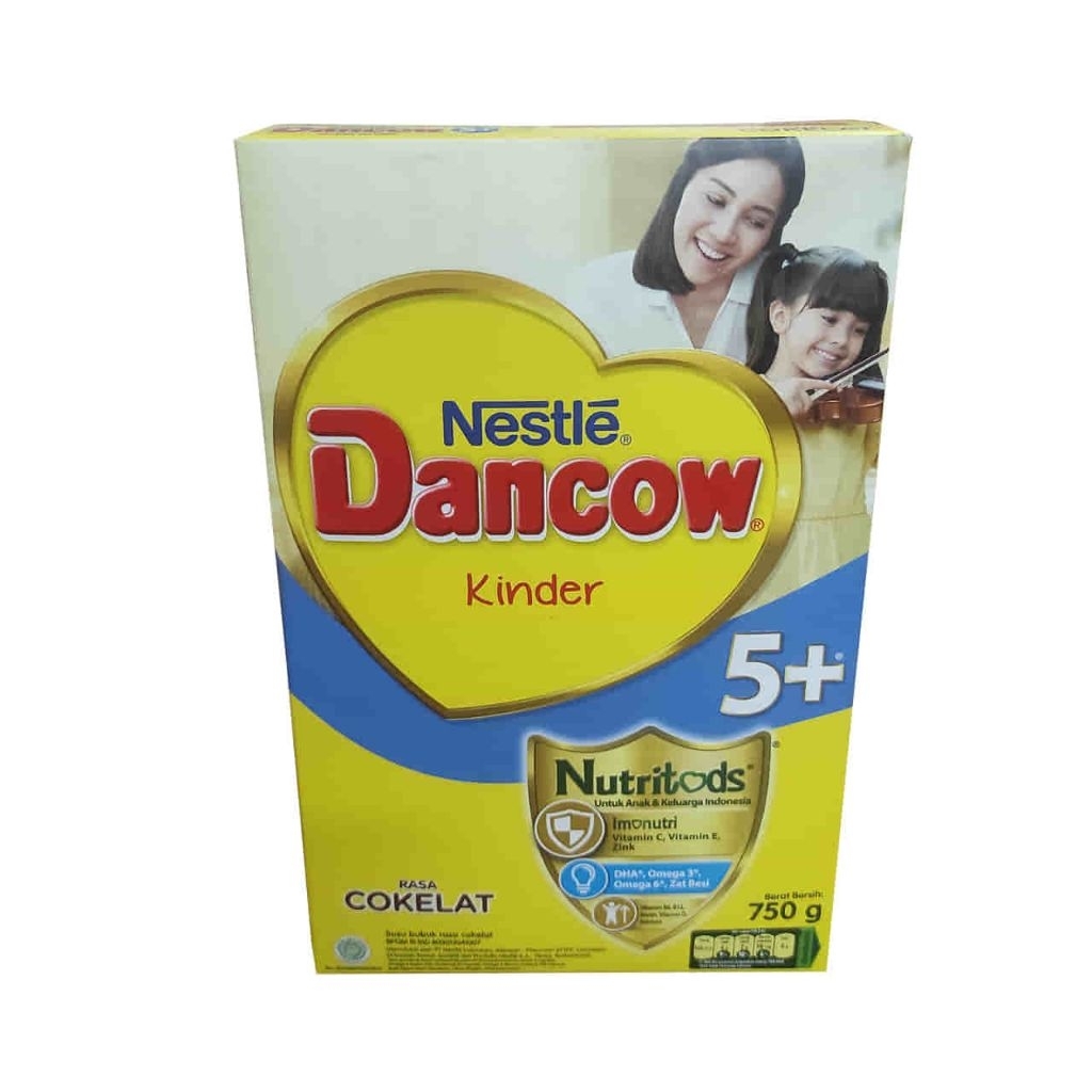 

Dancow 5+ Susu Bubuk Nutritods Rasa Coklat