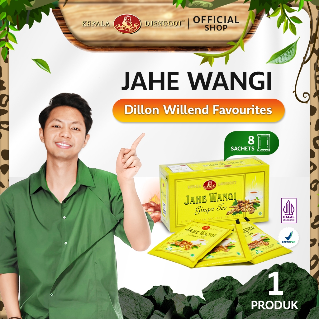 

Kepala Djenggot Teh Jahe Wangi 1 box isi 8 Sachet 200 gr - Teh Celup