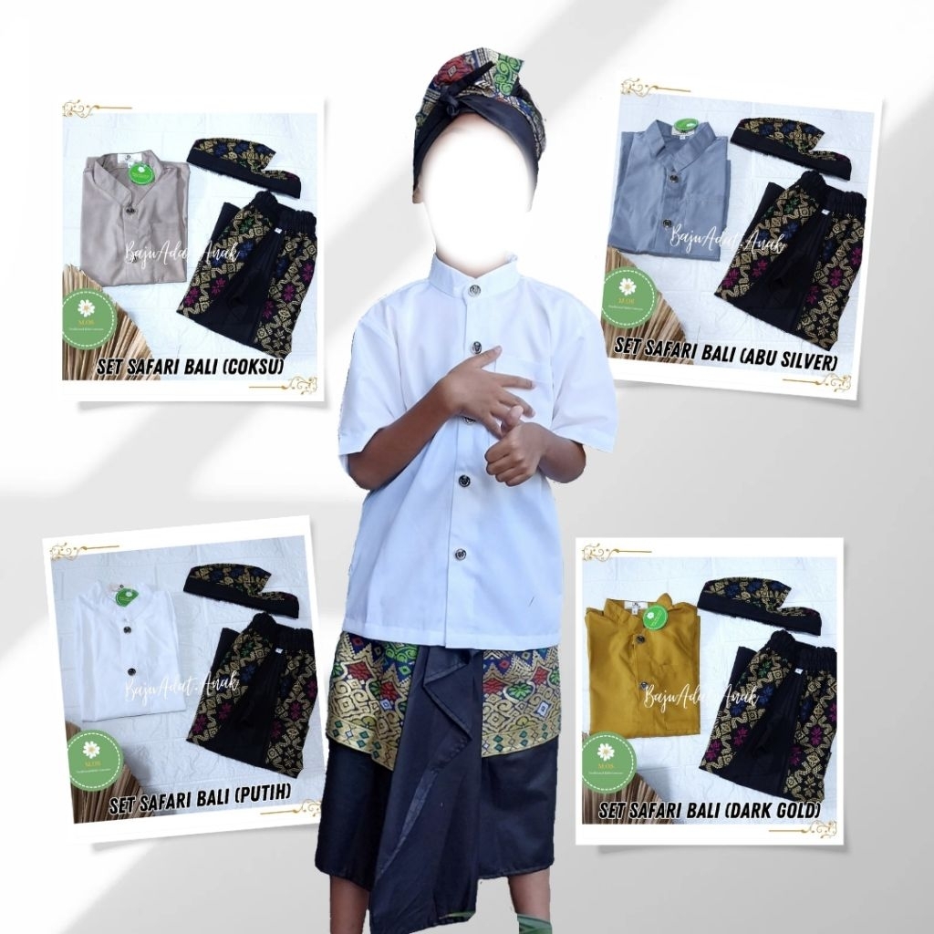 BAJU ADAT BALI ANAK LAKI-LAKI | SET BAJU ADAT BALI ANAK LAKI-LAKI | SET SETELAN SAFARI BALI ANAK LAK