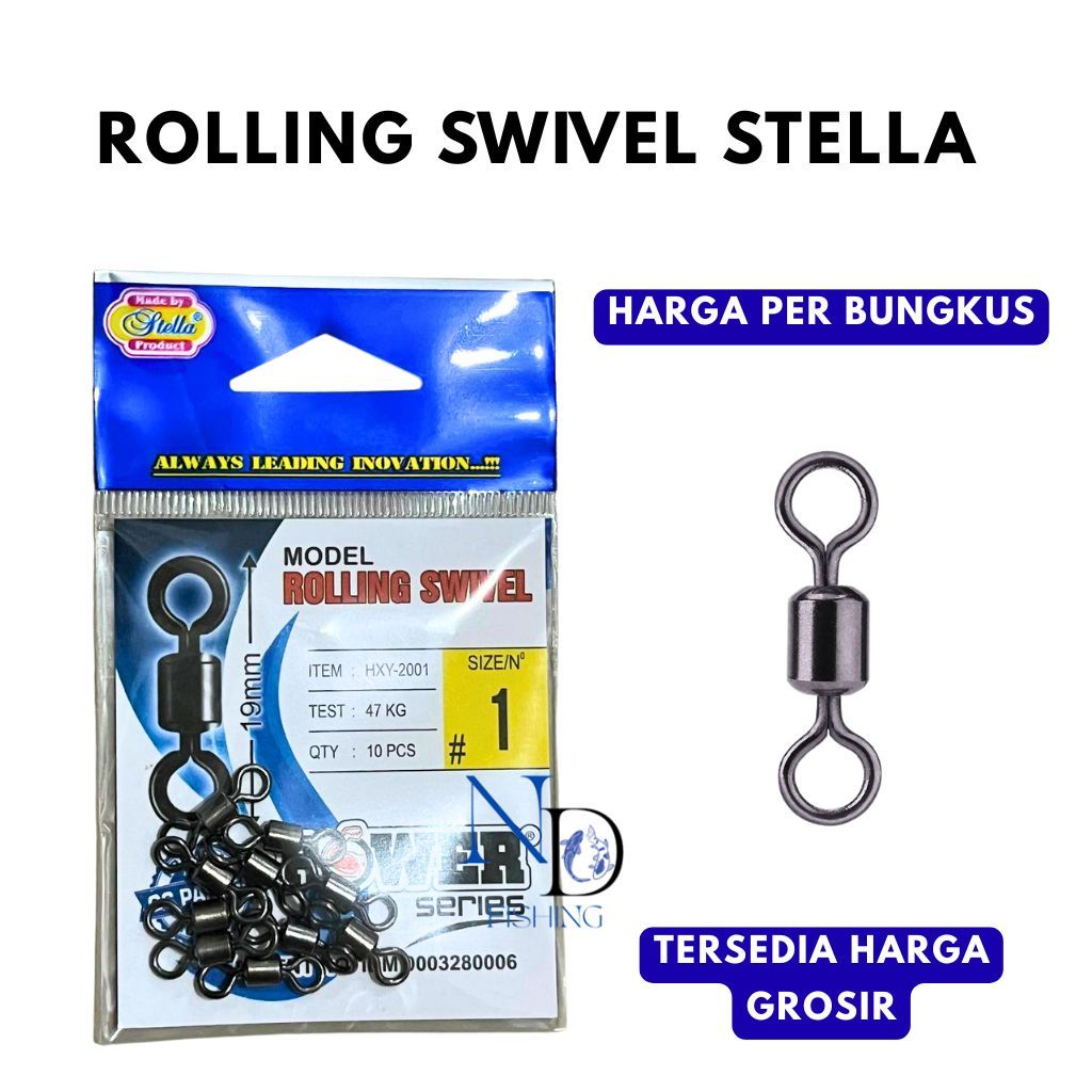 STELLA rolling swivel Harga Grosir