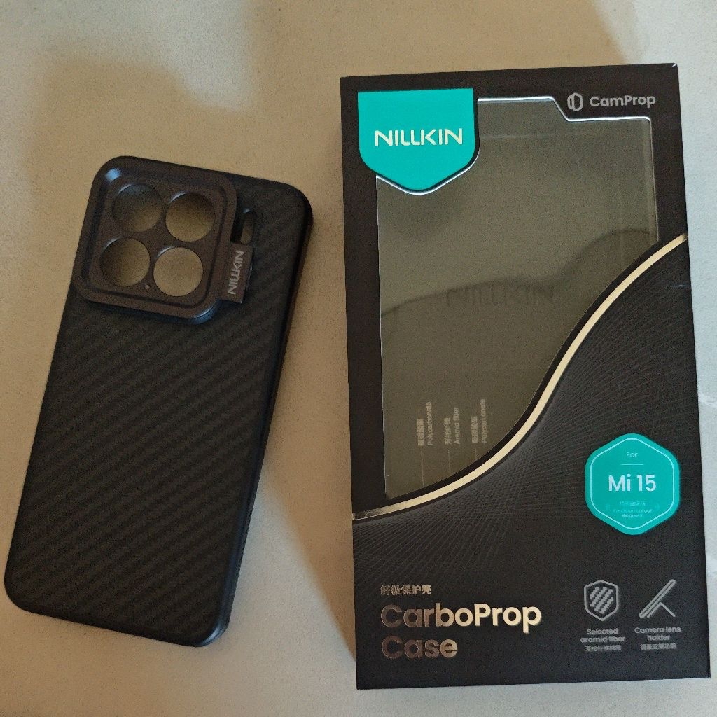 case second nillkin carboprop xiaomi 15