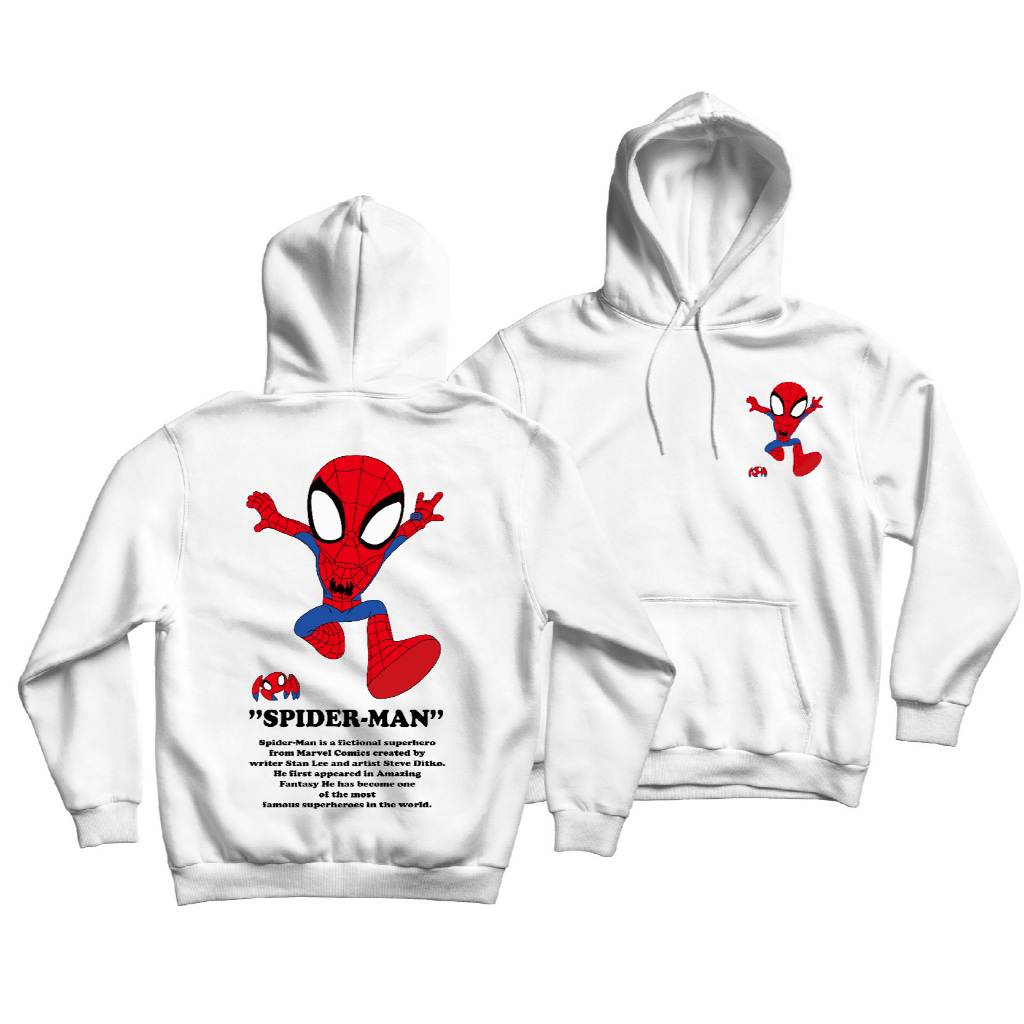 FENJACK Hoodie Jumper SPIDER_MAN (Sablon) M -XXL (Pria & Wanita)