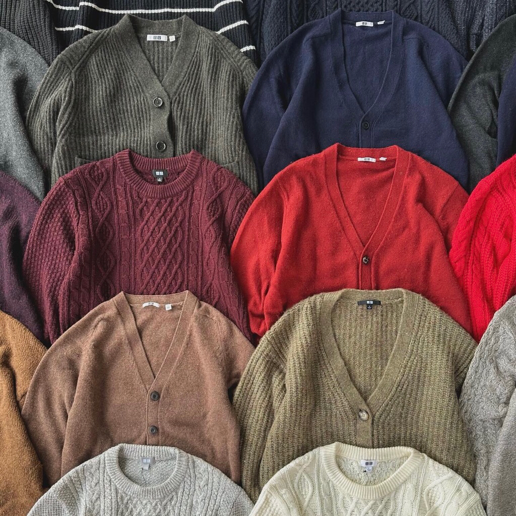 Sweater Rajut Uniqlo | Cardigan Rajut | Uniqlo Knitwear | Cardigan Uniqlo | Halfzip Uniqlo | Uniqlo 