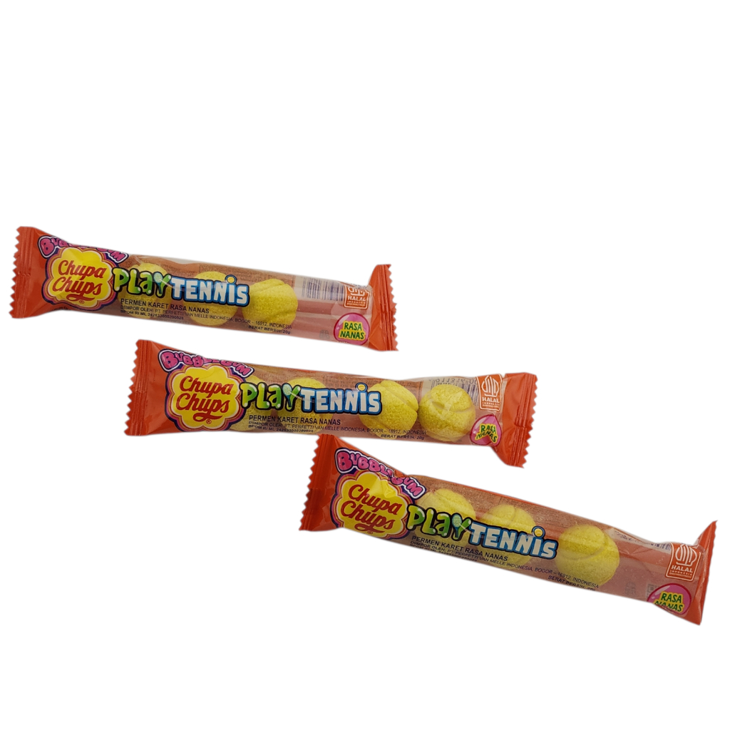 

Chupa Chups Bubblegum Play Tennis - Netto 20gr
