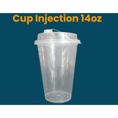 Gelas Plastik Cup PP Injection 14oz PREMIUM