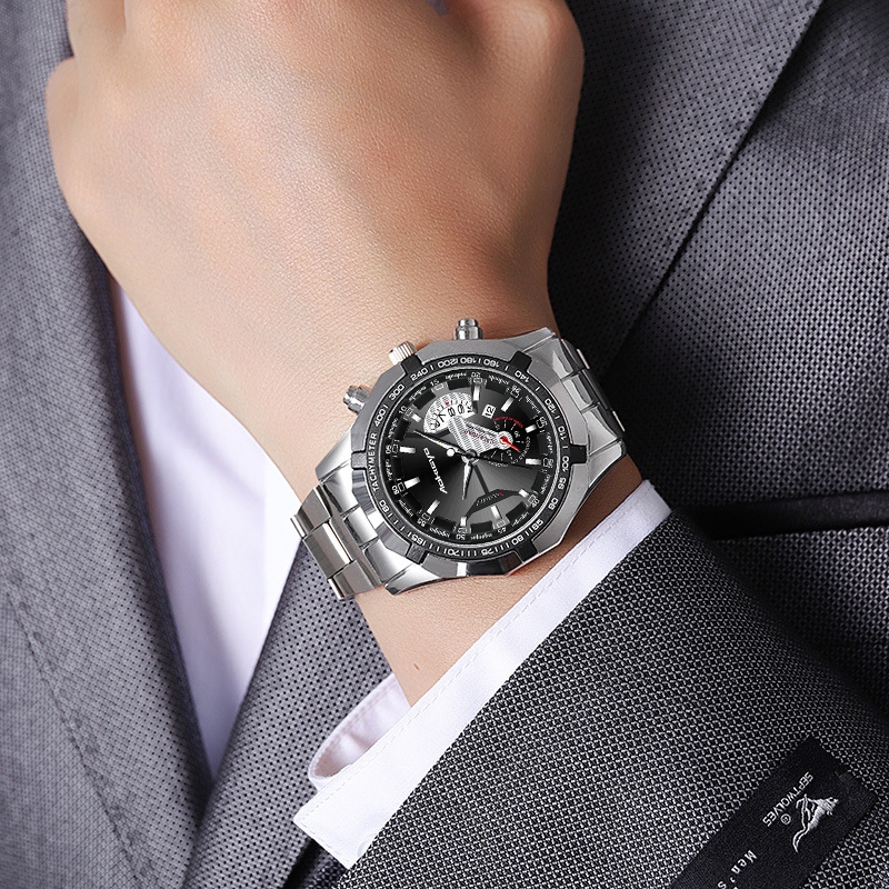 Jam Tangan Pria Berkualitas Digital Terlaris Murah Waterproof Analog Anti Air Awet Arloji Terbaru De