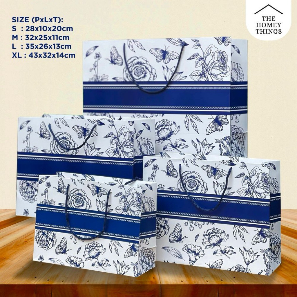 

PAPERBAG MOTIF FLOWER BUTTERFLY ELEGAN PAPER BAG GOODIE BAG PAPERBAG TAS BELANJA ALL SIZE PACKING ONLINE SHOP SOUVENIR PAPER BAG TEBAL JINJING