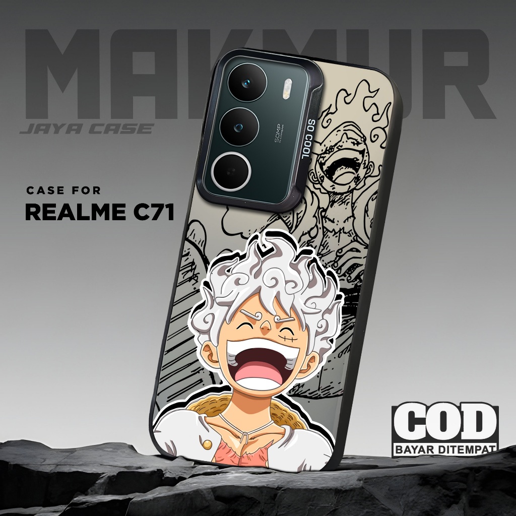 CASE IMD HOLOGRAM REALME C71 - Motif NAGA - Casing hp HYBRID PLATE SO COOL PREMIUM