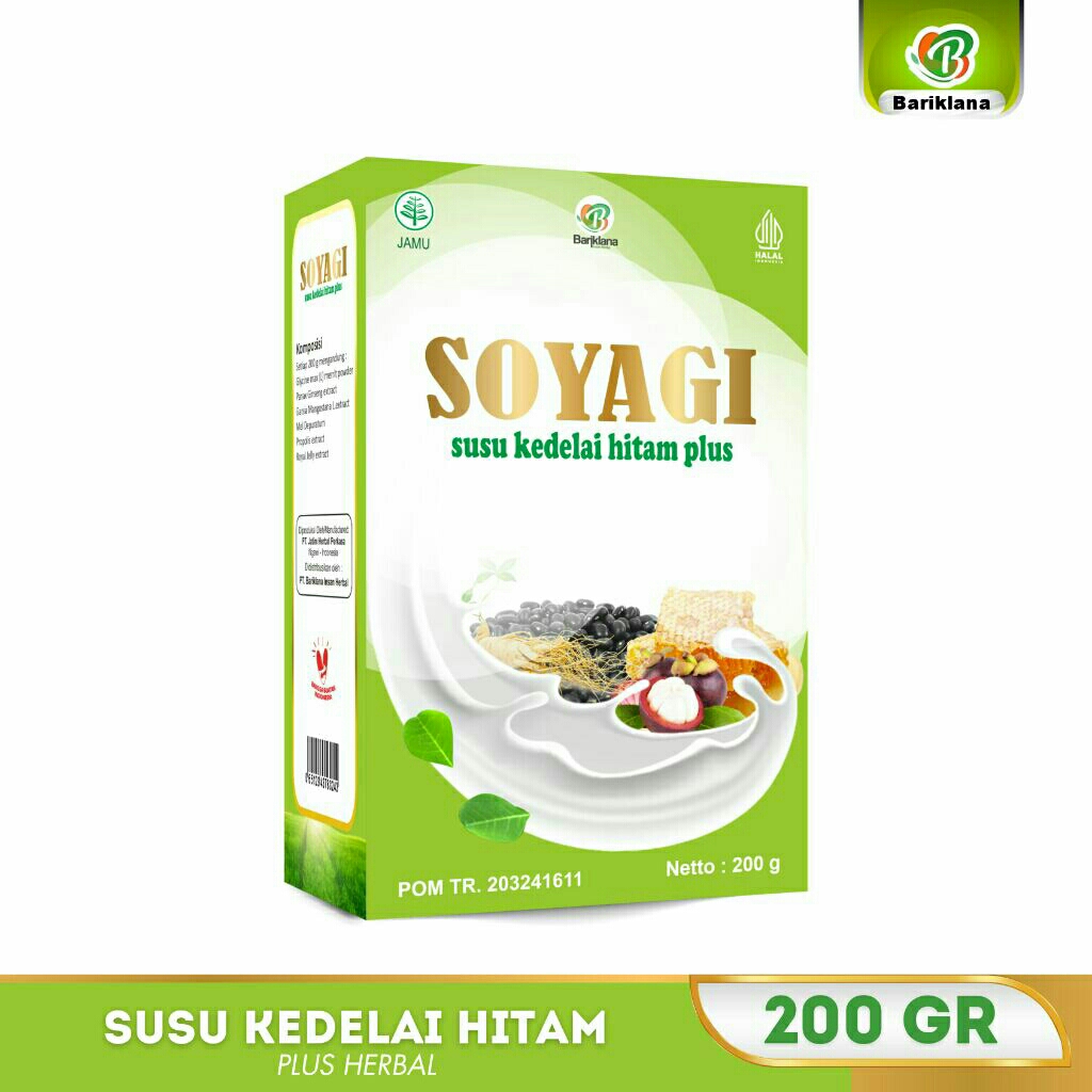 

Sayogi susu kedelai hitam plus