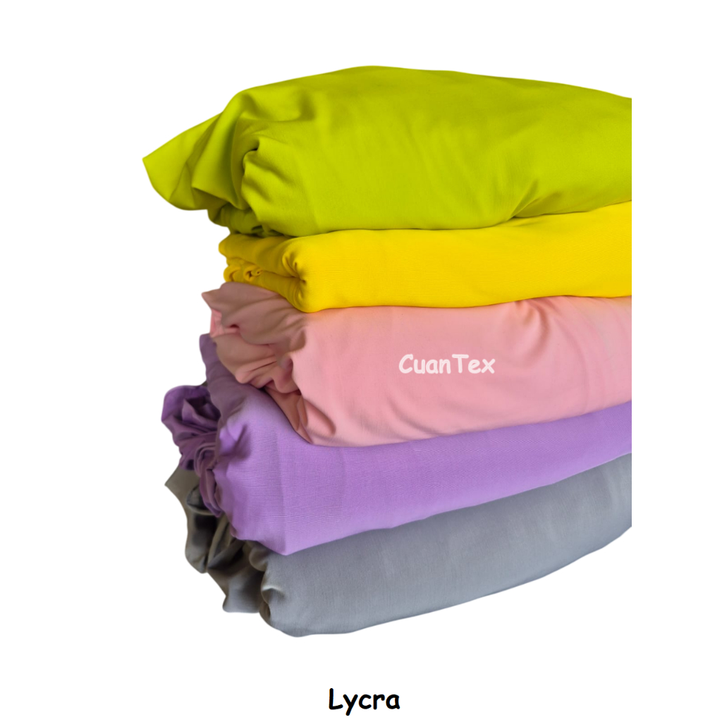 Kain Lycra Polos Bahan Lycra Spandex Lycra Sublim Spandex Lycra Polos Kilo