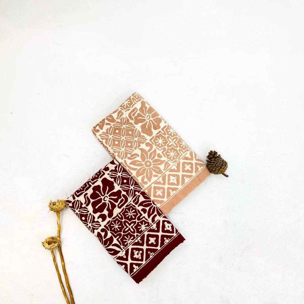 Benang Raja Kain Batik Cap Kawung Sari