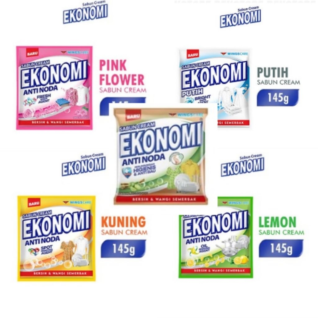 Sabun Colek Ekonomi - Sabun Cream Ekonomi - Ekonomi Cream 145gr