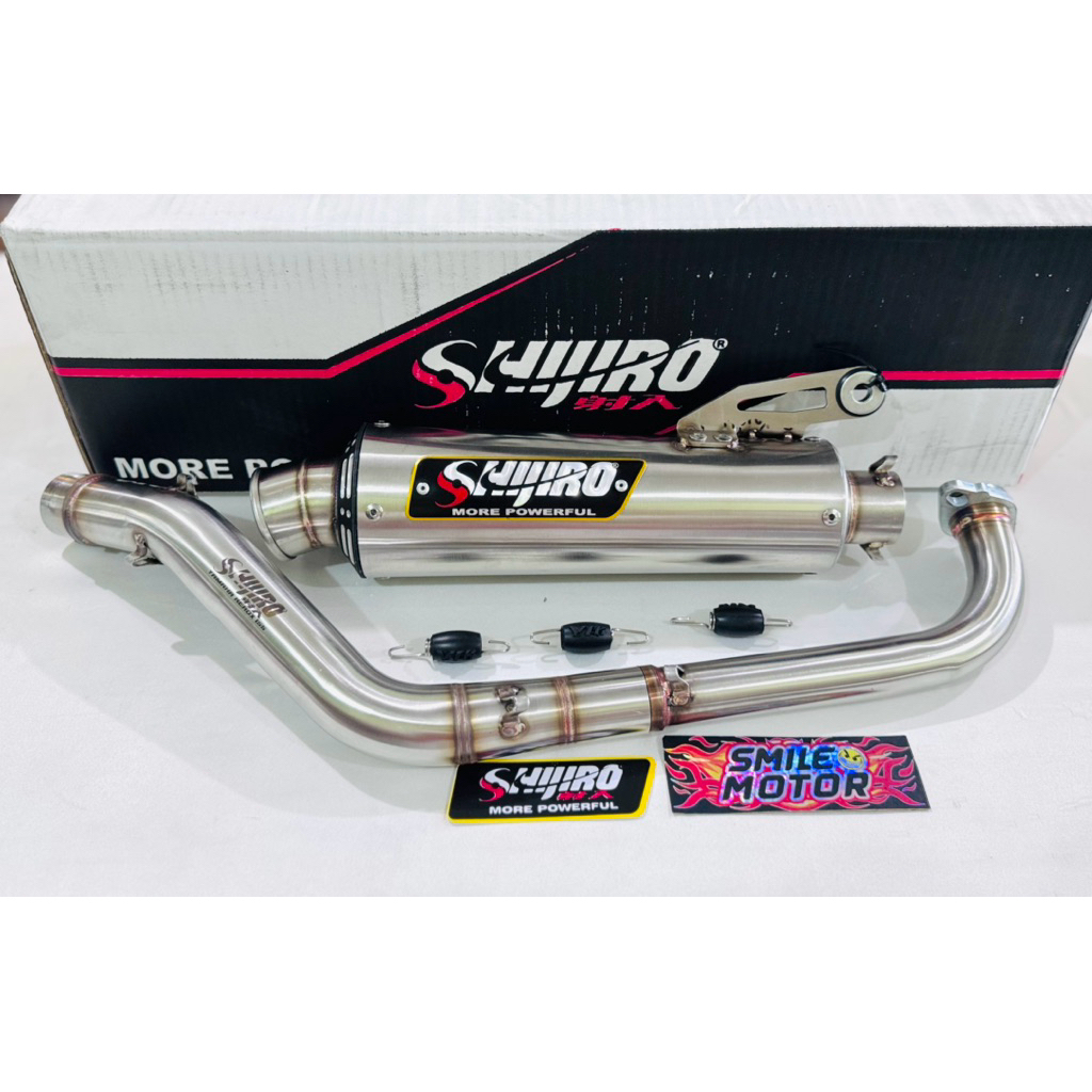 KNALPOT RACING SHIJIRO M3 AEROX OLD LEXI INLET 38