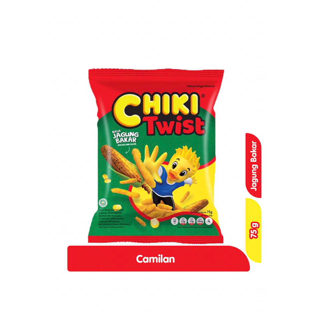 

Chiki Twist Makanan Ringan Jagung Bakar 75 g