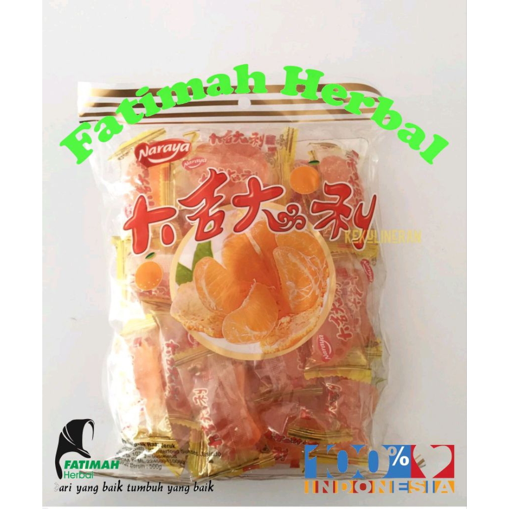 

Permen Jeruk Naraya - Orange Candy - 500 gram