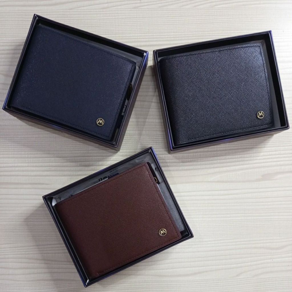 MD5303-003 Dompet Pendek Kulit Polos Anti Maling Data Mandu