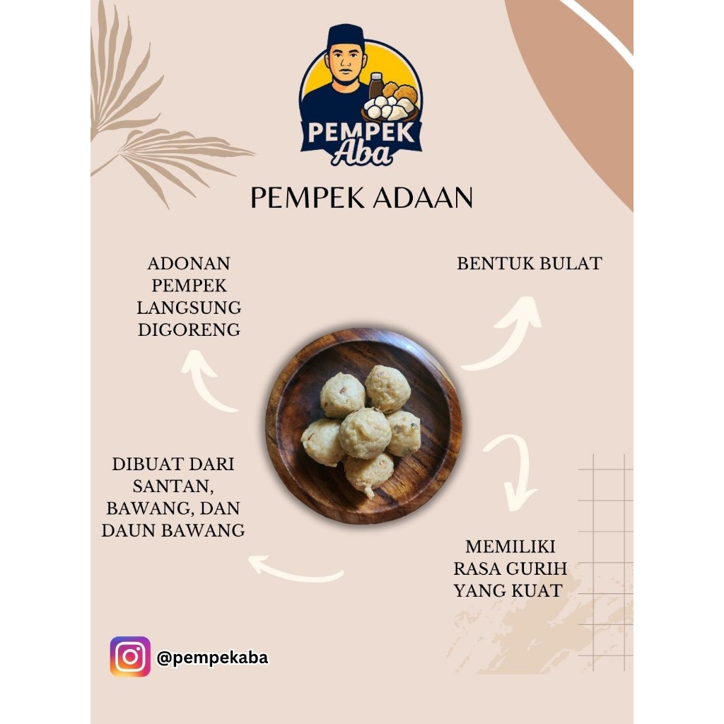 

Pempek Ikan Tenggiri - Paket Single Adaan (10 Pcs)