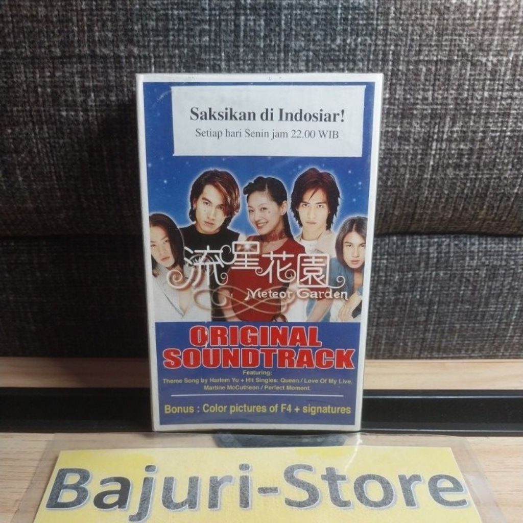 Kaset Pita Mandarin "Meteor Garden"/Booklet Kaku/Booklet Foto dan TTD Masing2 Pemeran Meteor Garden/