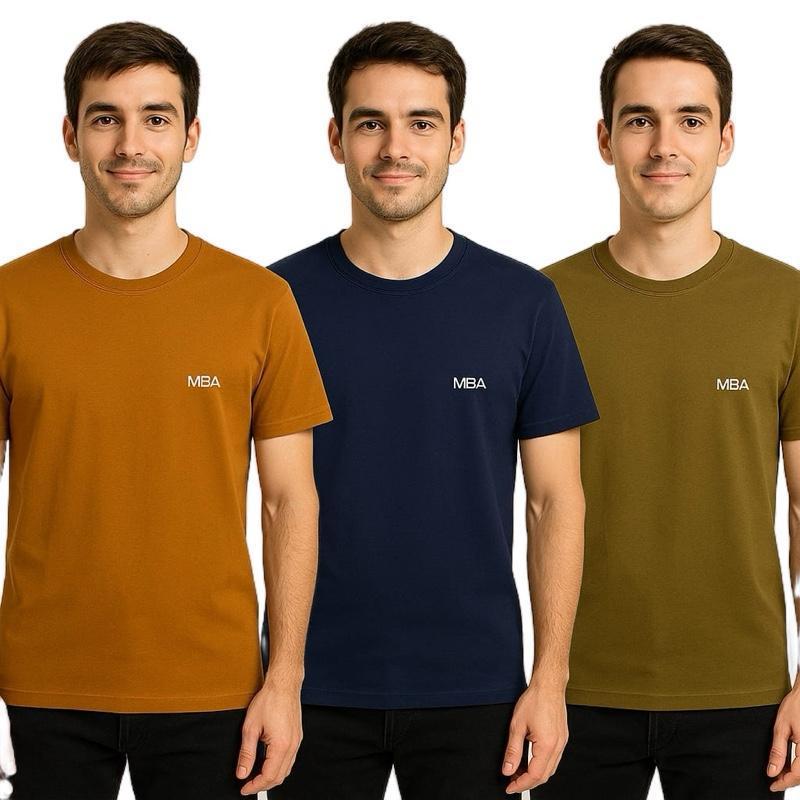 Kaos Polos Simpel Bordir MBA MY BLANK APPAREL–Kaos LOGO BORDIR Distro Unisex Premium 100% Cotton 24s