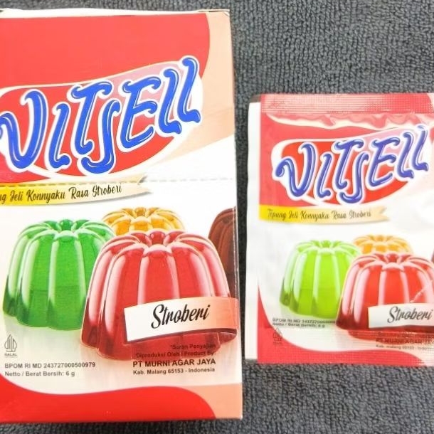 

JELLY PUDDING STRAWBERRY VITJELL 6GR ( 1 KOTAK )