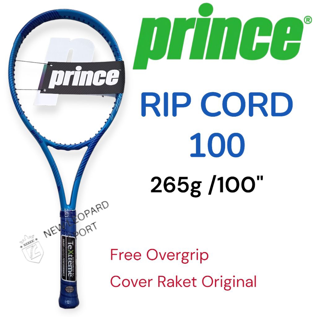Raket Tenis Prince RIP CORD 100" 265g / Raket Tenis Prince Original