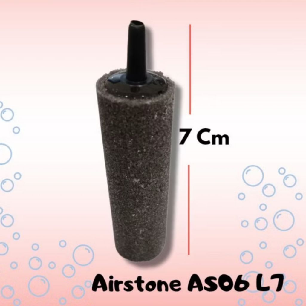 Batu Airstone 7cm / Air stone panjang / batu aerator aerasi