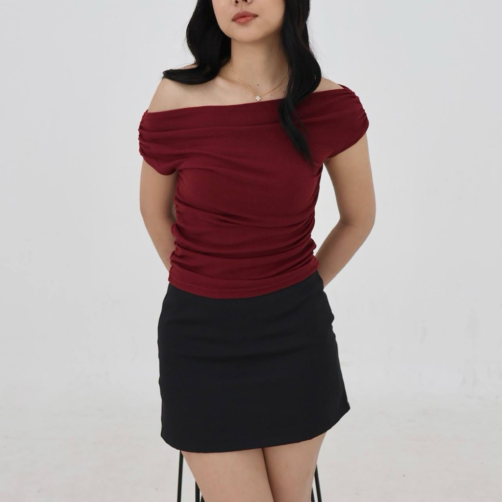 MY NARA - ZEYA TOP 3165 - Baju knit wanita - Blouse korea