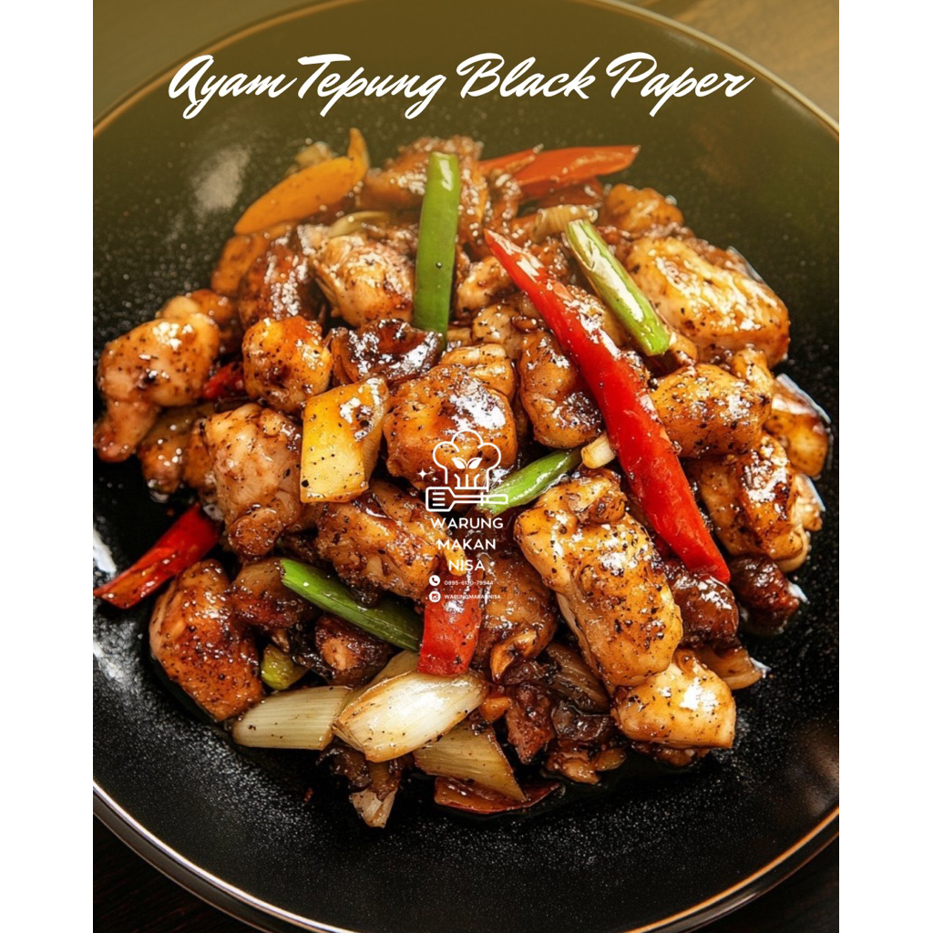 

Ayam Tepung Lada hitam Black paper porsi 400gr /masakan fresh sehat praktis