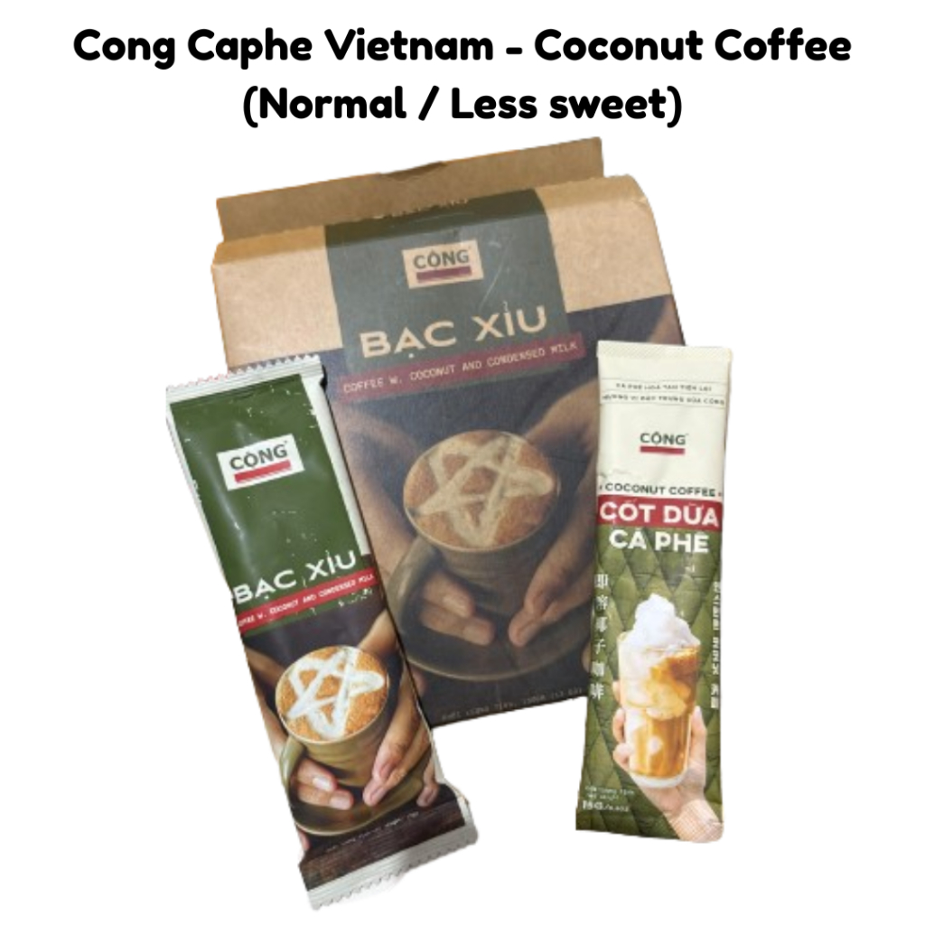 Cong Caphe Vietnam - Coconut Coffe (Kopi Kelapa Bac Xiu Vietnam Coffee Kopi Vietnam Cong Cox Caphe) 