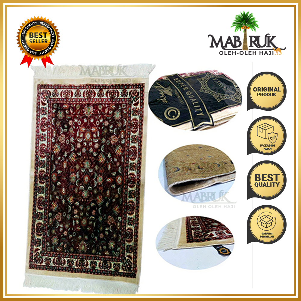 Sajadah Tebal Besar Bulu YAKAR KARPET ARBAIN YAKAR Turki Turkey Turkiye Turky Souvenir Oleh Oleh Haj