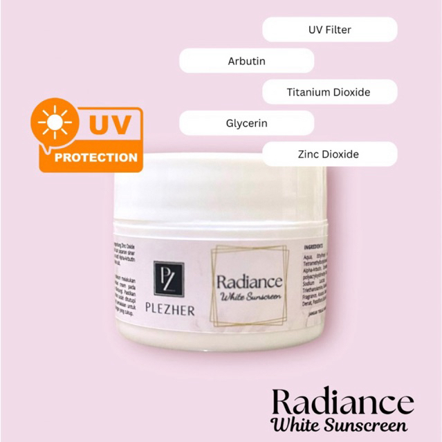 Sunscreen Radiance White PLEZHER