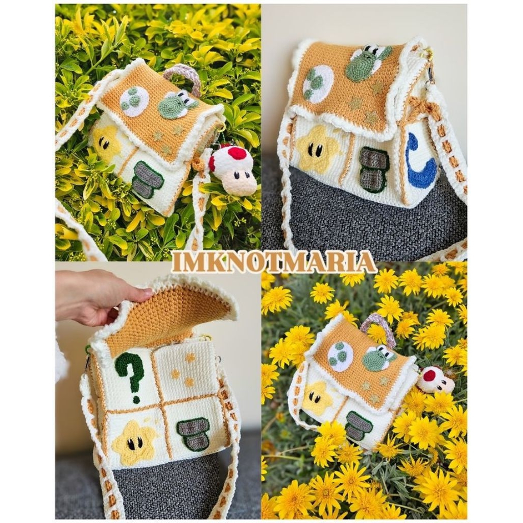 Tas Ransel Rajut | Tas Rajut Anak | Tas Punggung Rajut | Crochet | Handmade | By Sura