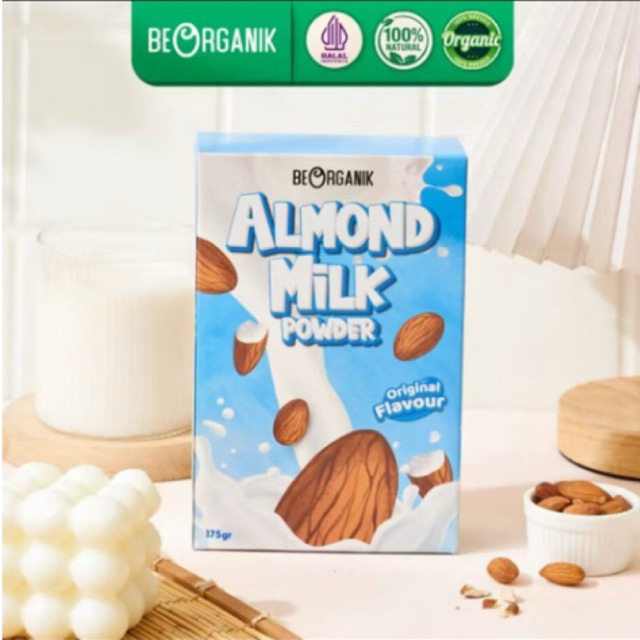 

Beorganik Almond Milk Powder PLAIN (NO SUGAR) / Susu Almond Bubuk