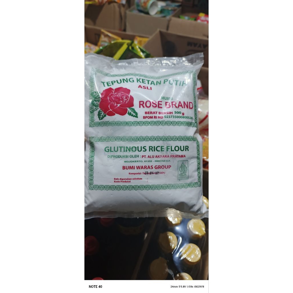 

tepung ketan rosebrand kemasan 500 gram