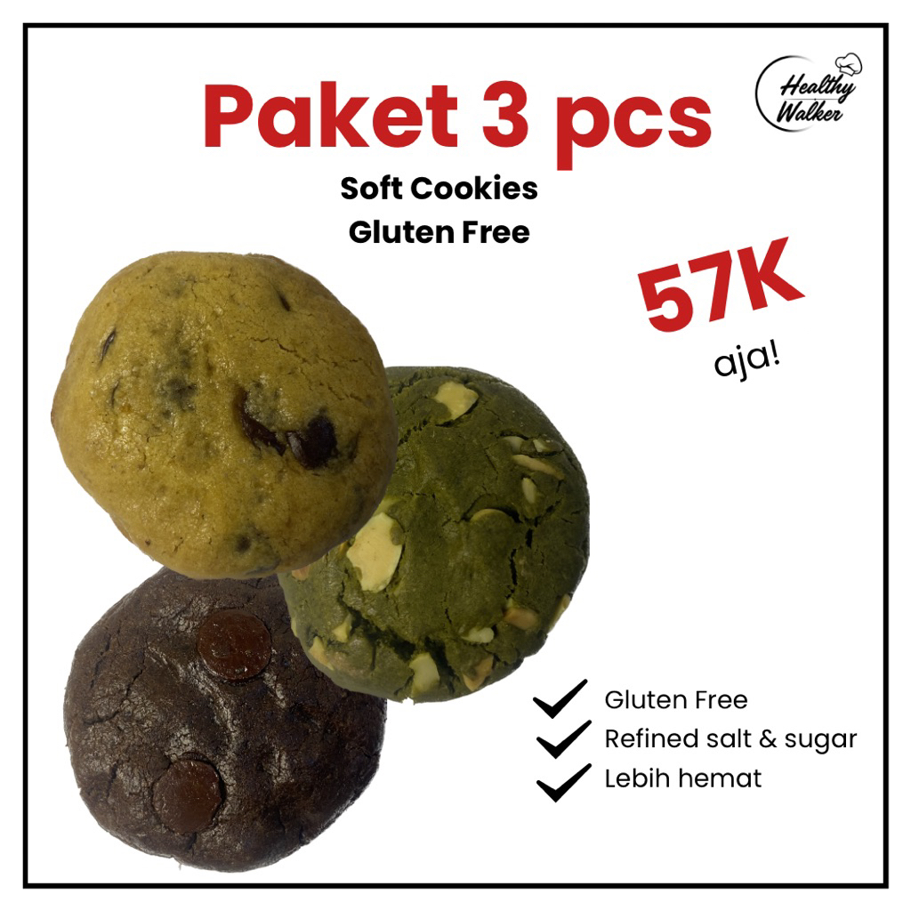 

Paket Hemat 5 Cookies Gluten Free – Hanya 57K