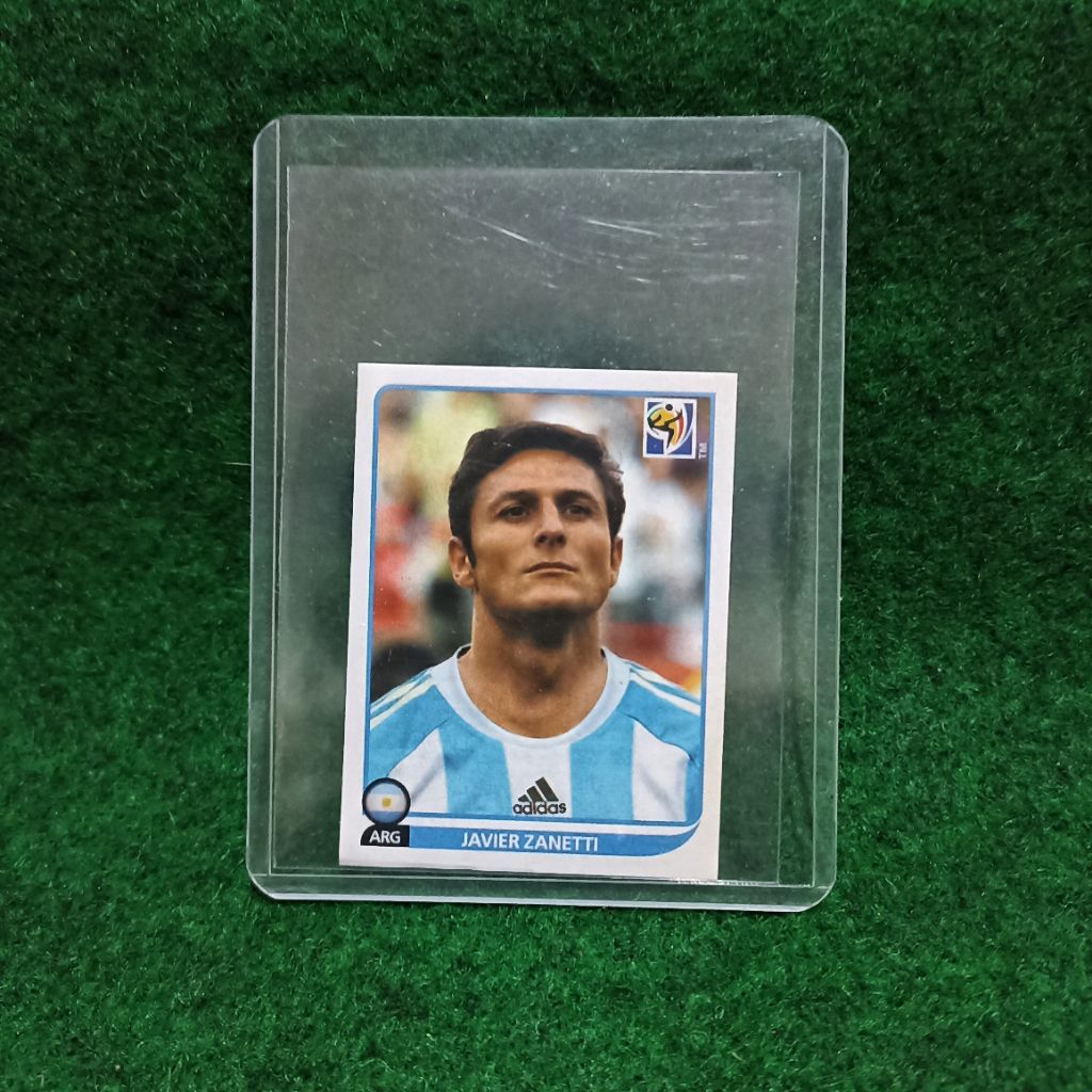 STICKER BOLA JAVIE ZANETTI ARGENTINA PANINI