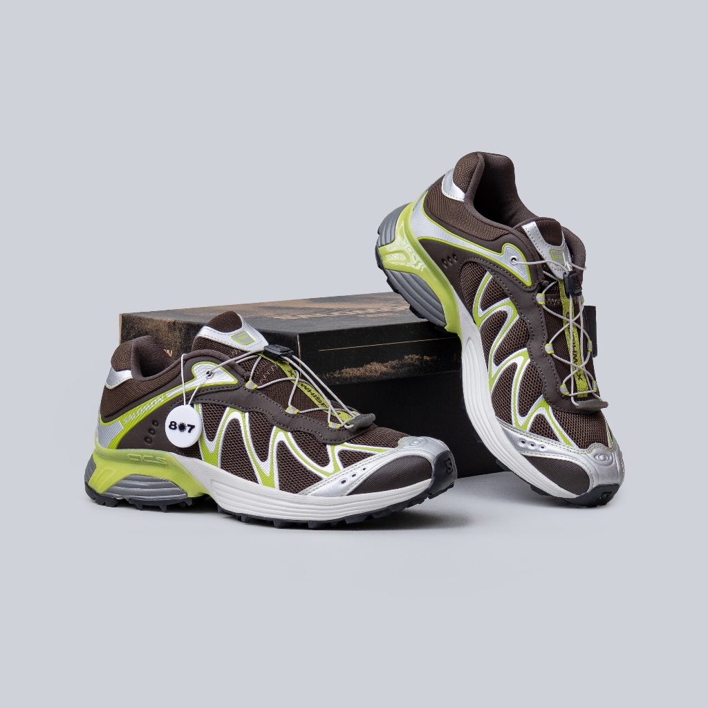 Salomon XT Whisper Kith Delicioso Dark Citron Brown Green