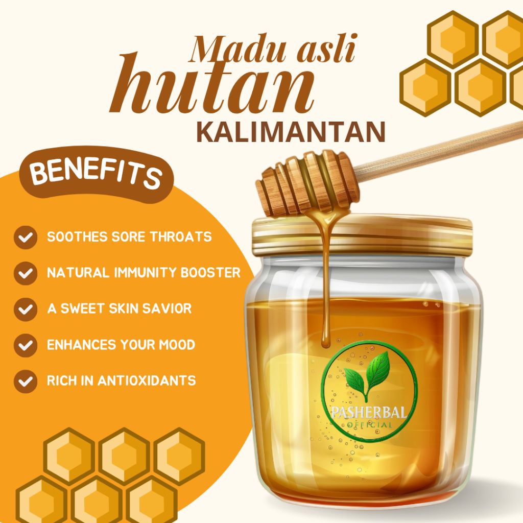 

Madu Hutan Borneo 100% Asli Lebah Hutan Kalimantan JERIGEN 500 ML