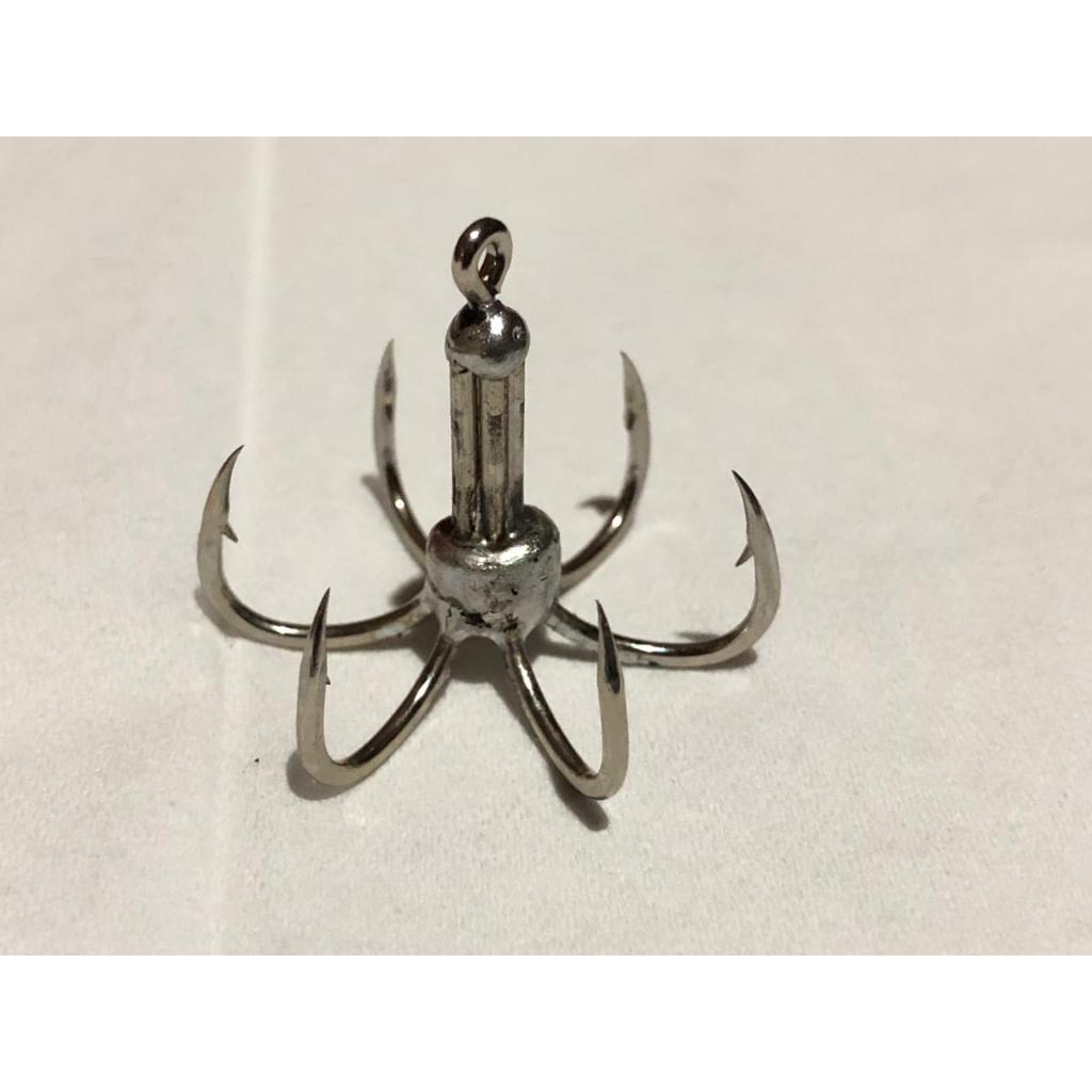 Kail Garong Mata 6 Super Tajam Anti Karat – Pancing Ikan Baronang & Kuat