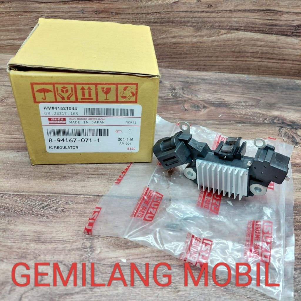 IC REGULATOR ALTERNATOR CAS ISUZU NKR71 NMR71 K2 24V VOLT 8-94167-071-1 ORIGINAL