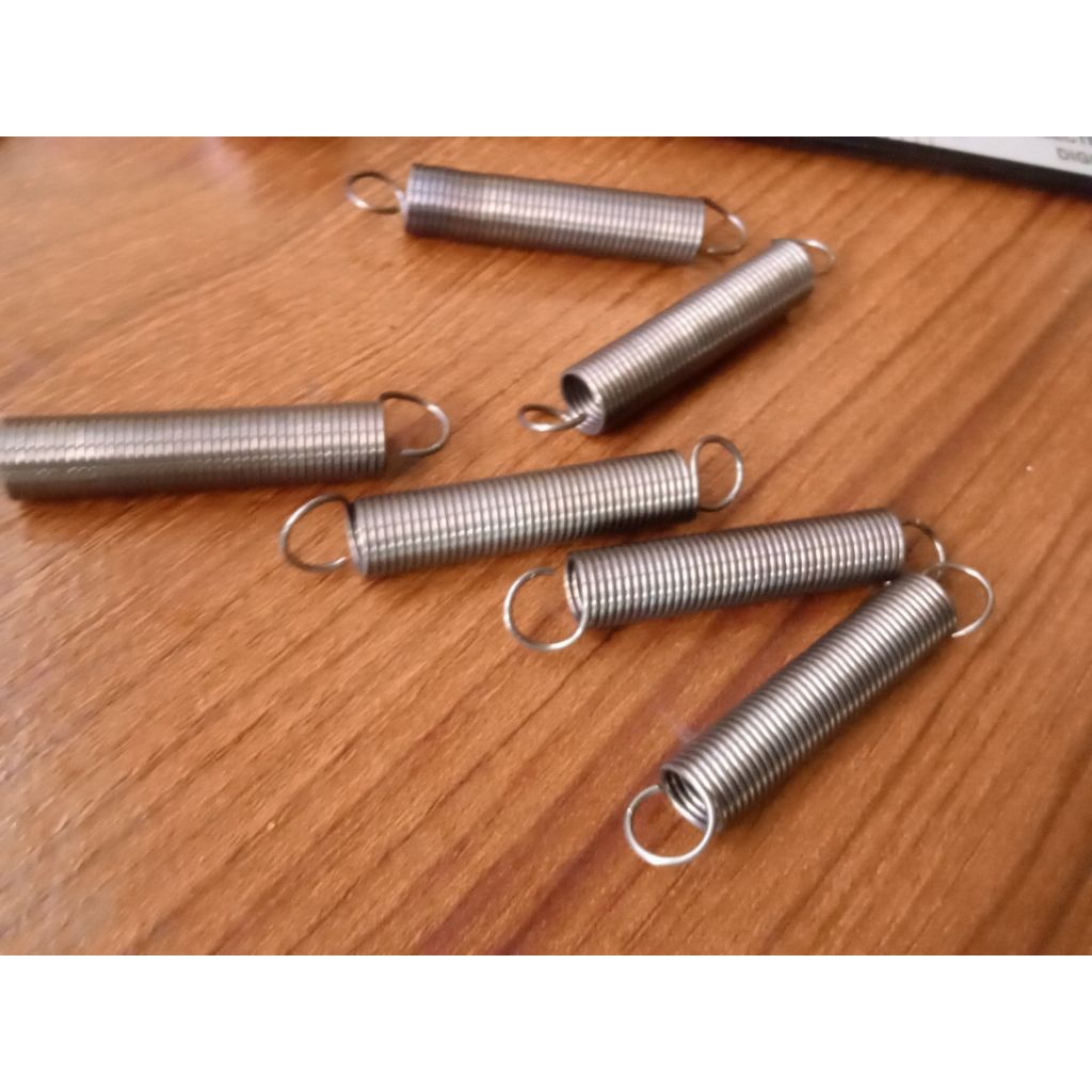 PER SPRING TARIK 1 MM BAHAN BAJA PANJANG 58 MM