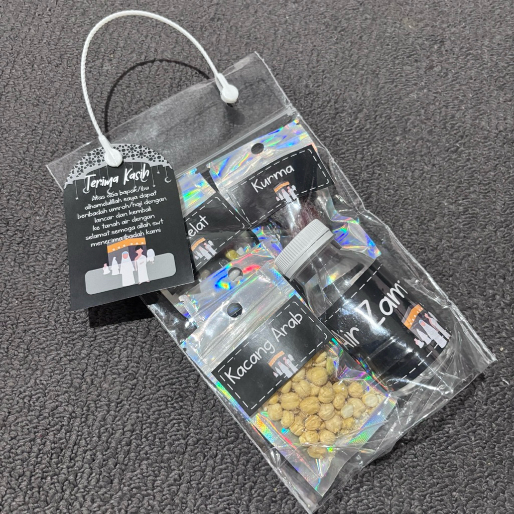 

FURNIBY | Hampers Hadiah Oleh-oleh umroh haji Kacang arab Air zam-zam