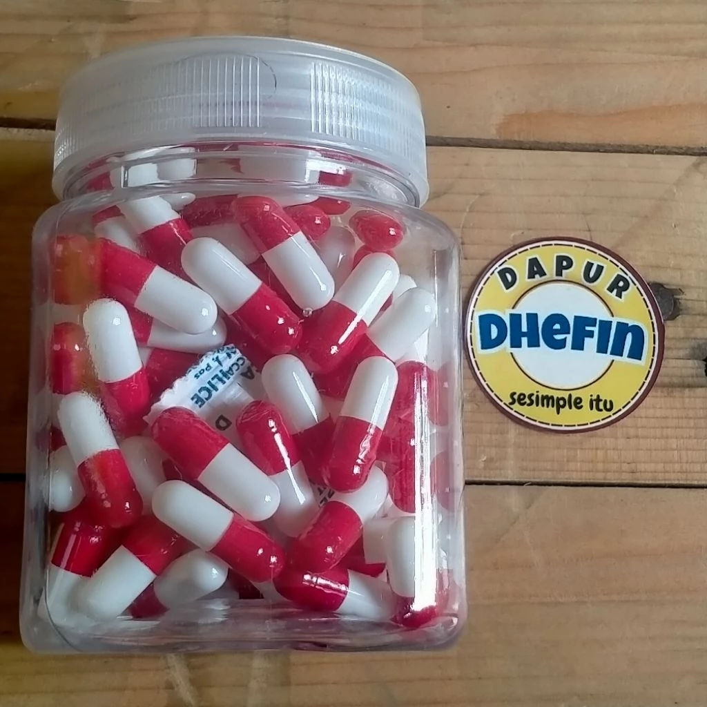 Kapsul Kosong Ukuran 1 isi 100 Pcs HALAL