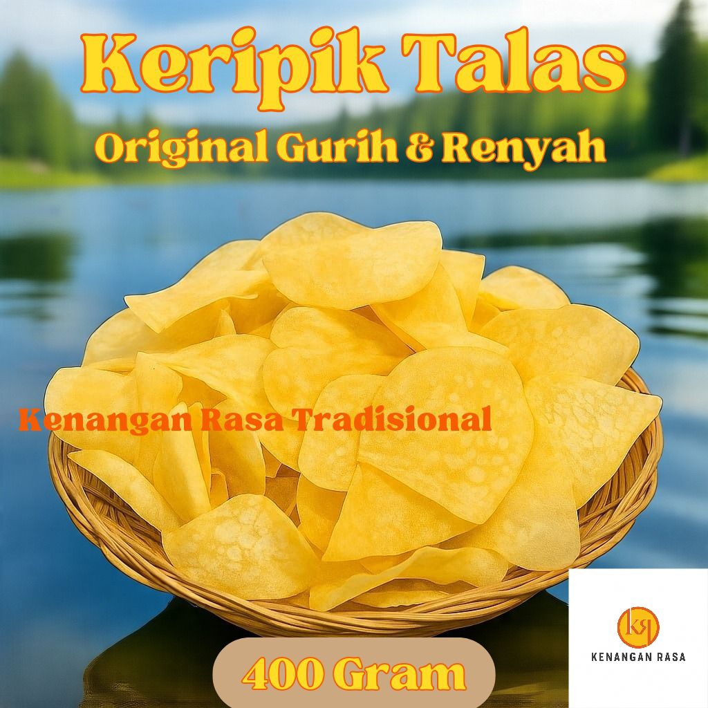 

Keripik Talas Kimpul Renyah Gurih 400gr | Snack Tradisional Khas Nusantara | Cemilan Sehat Praktis