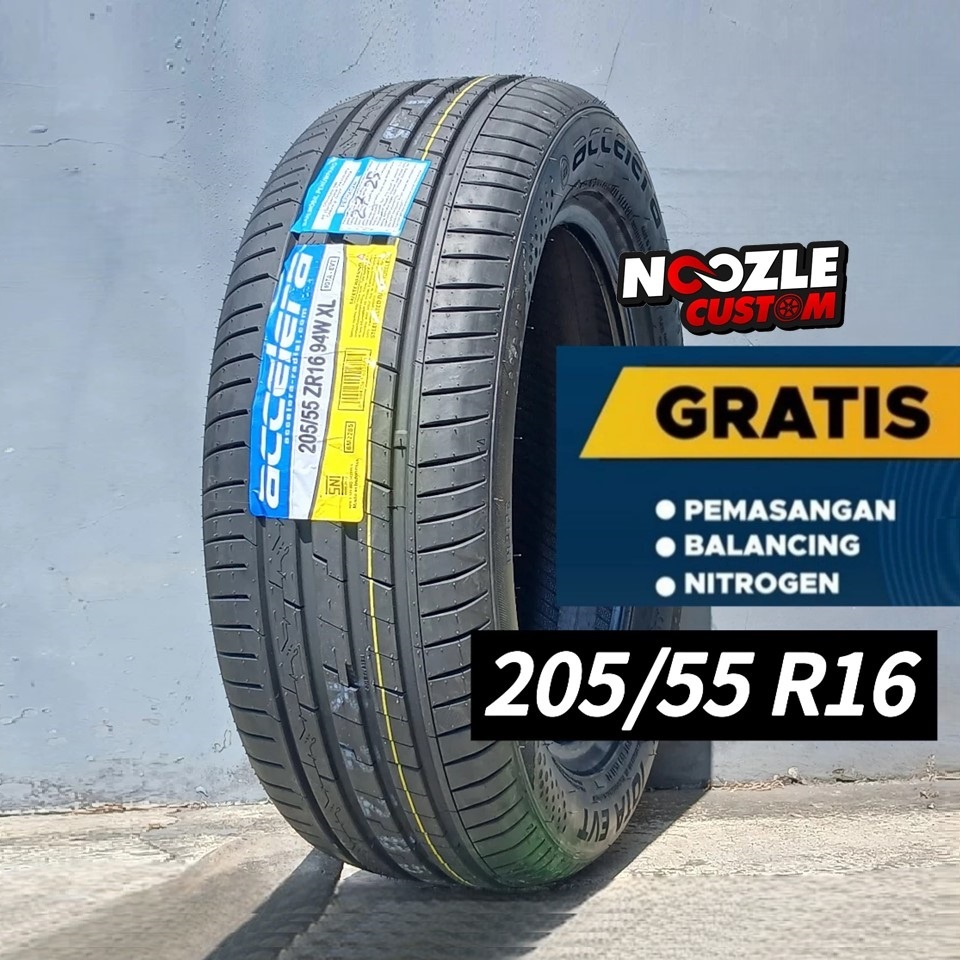 Ban Velg Mobil Ring 16 Tubeless 205 55 R16 ACCELERA IOTA EVT Murah Daerah Madiun