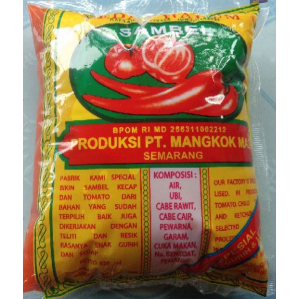 Saus Sambal Sedap Harum Saos Sambel 500 gr